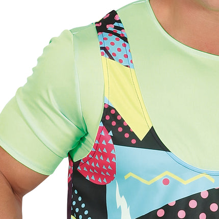 Costume d'athlète homme coloré