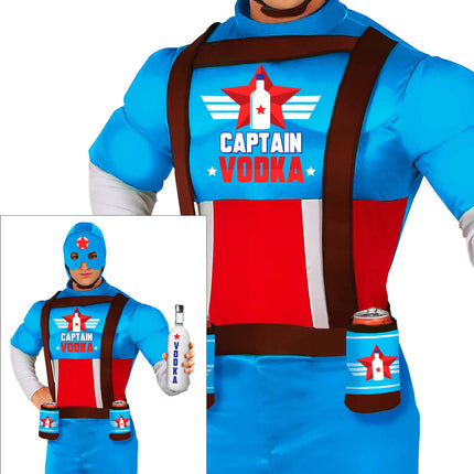 Costume de capitaine Vodka pour homme