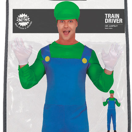 Costume Super Mario Homme Luigi