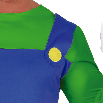 Costume Super Mario Homme Luigi