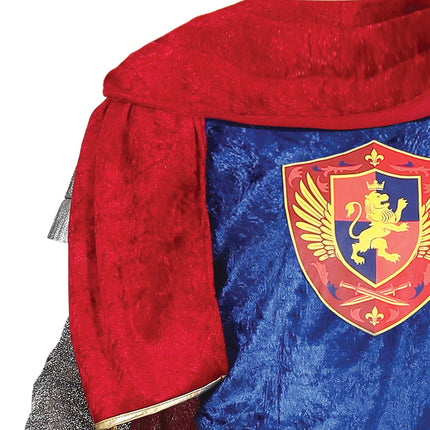 Costume de roi bleu homme