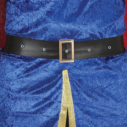 Costume de roi bleu homme