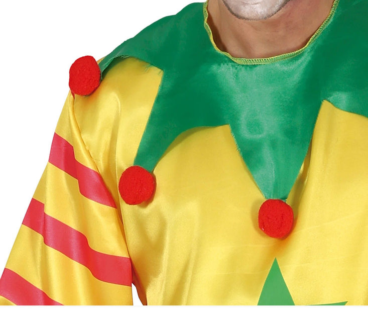 Costume d'Halloween Clown Homme Jaune L