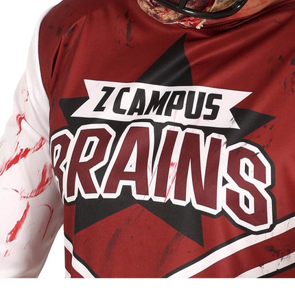 Costume d'Halloween homme zombie rugby