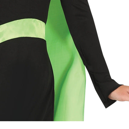 Costume d'Halloween de sorcière Vert