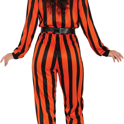Combinaison d'Halloween Dames Arlequin Prisonnier