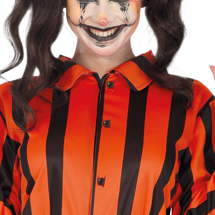 Combinaison d'Halloween Dames Arlequin Prisonnier