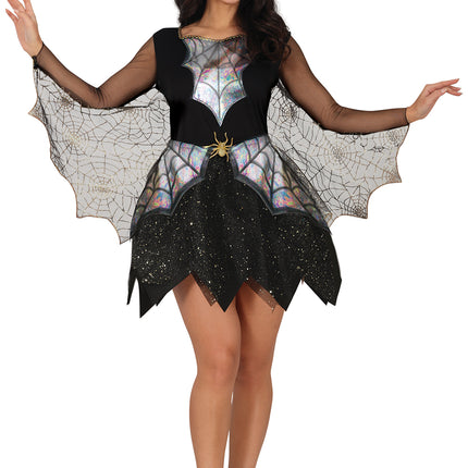 Robe d'Halloween Dames Toiles d'araignée et araignée