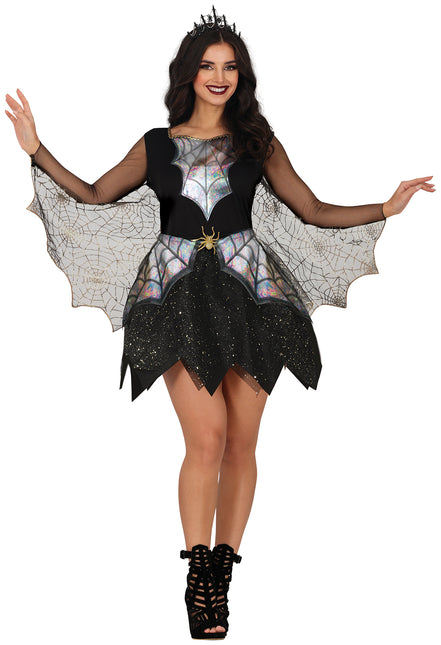 Robe d'Halloween Dames Toiles d'araignée et araignée