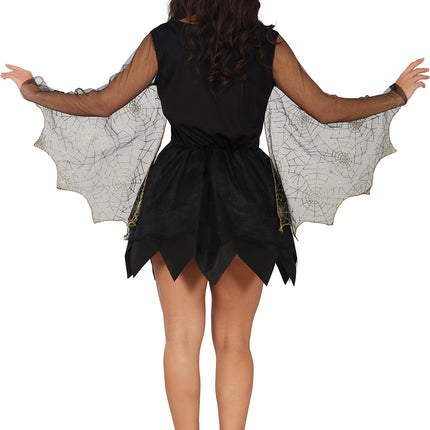 Robe d'Halloween Dames Toiles d'araignée et araignée