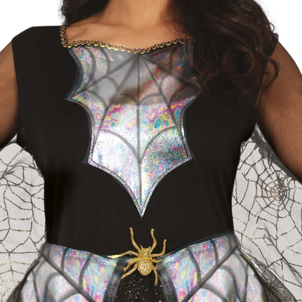 Robe d'Halloween Dames Toiles d'araignée et araignée