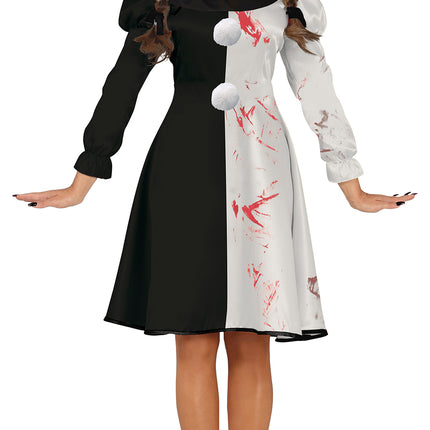 Robe d'Halloween Dames Horrible Clown