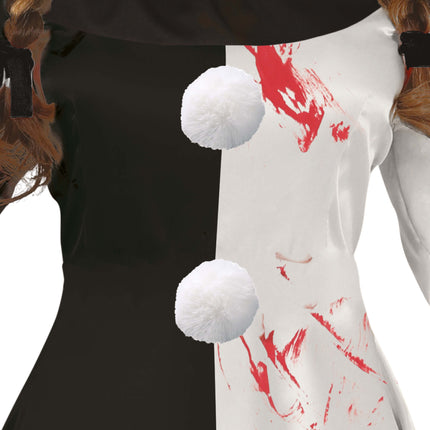 Robe d'Halloween Dames Horrible Clown