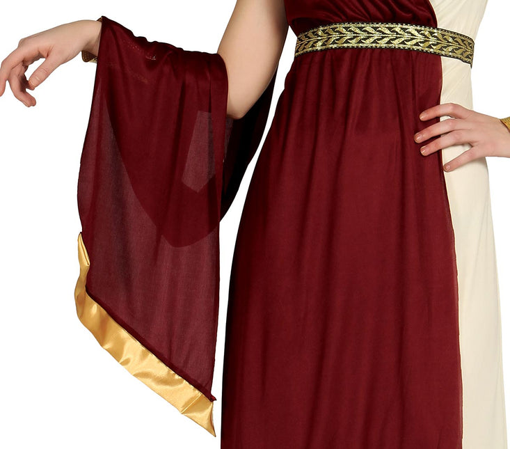 Robe romaine Rouge Dames