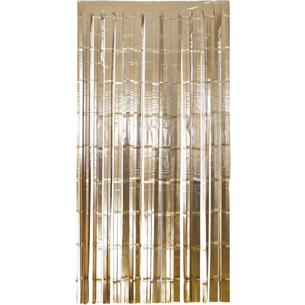 Tapis de rideau de porte doré 2m