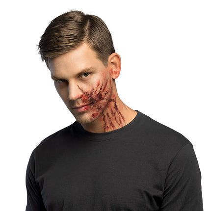 Kit de maquillage « Crusty blood » (faux sang coagulé et éponge)