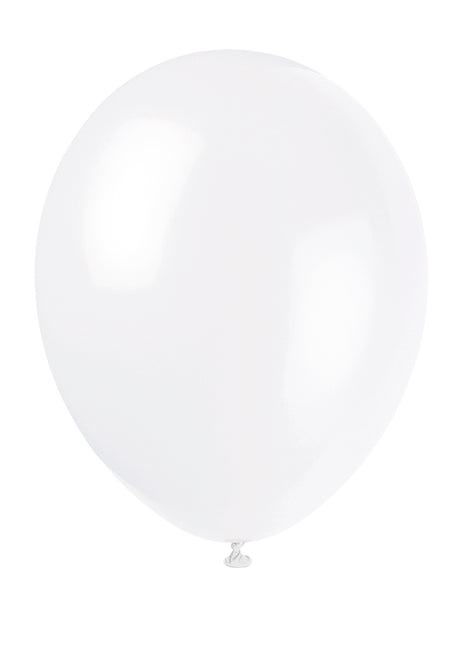 12" Ballons de baudruche en latex de qualité supérieure, 10 pièces - Blanc de lin