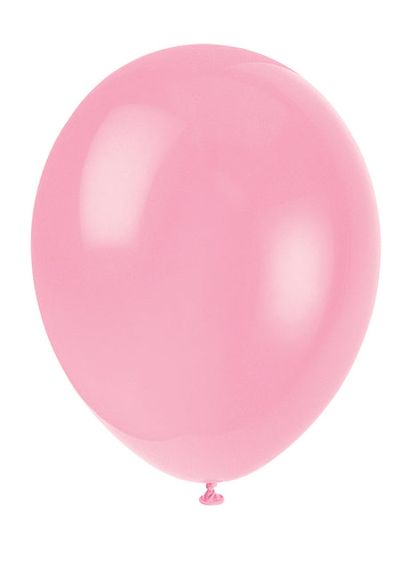 12" Ballons de baudruche en latex de qualité supérieure, 10 pièces - rose chair