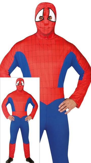 Costume Spiderman Rouge Bleu Homme