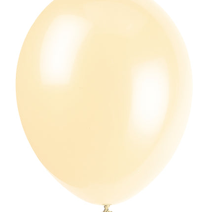 Ballons Ivoire Crème 30cm 10pcs