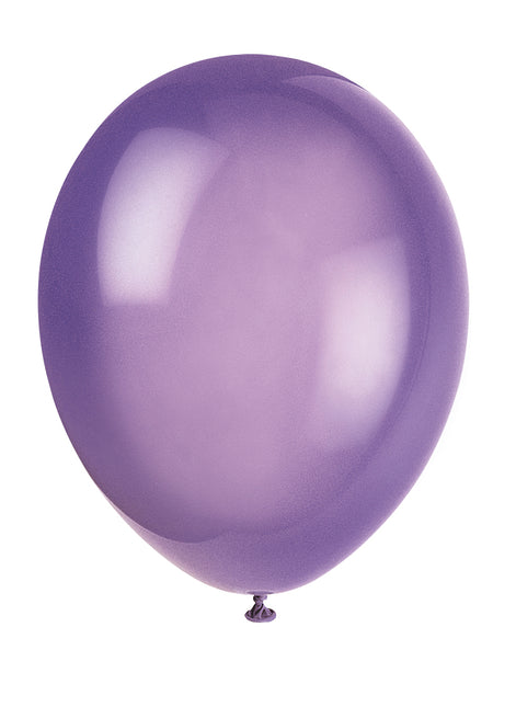 12" Ballons en latex de qualité supérieure, 10ct - Midnight Purple
