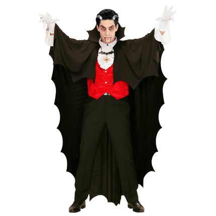 Cape de vampire noire 1,50 m