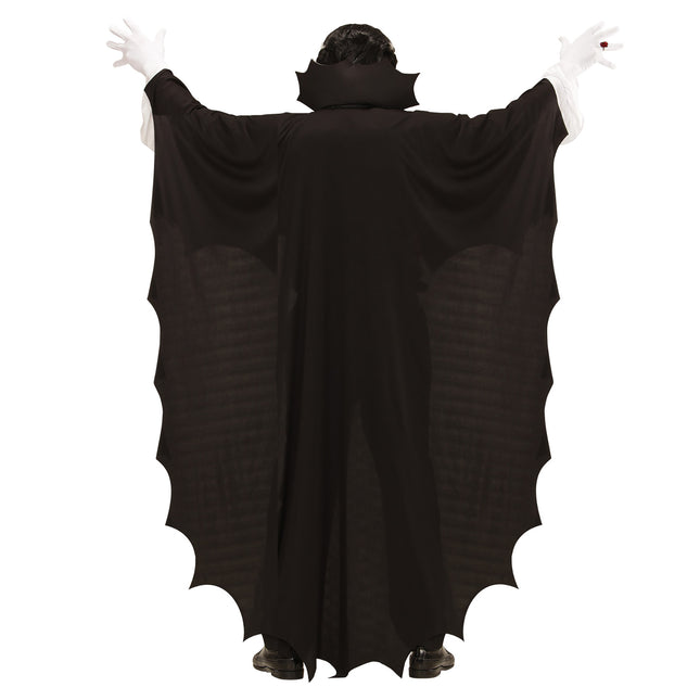 Cape de vampire noire 1,50 m