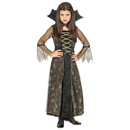 Robe d'Halloween Fille Spiderella