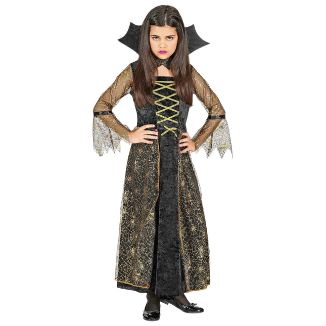 Robe d'Halloween Fille Spiderella