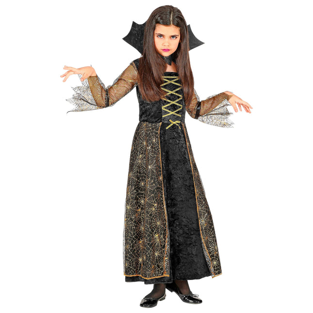 Robe d'Halloween Fille Spiderella