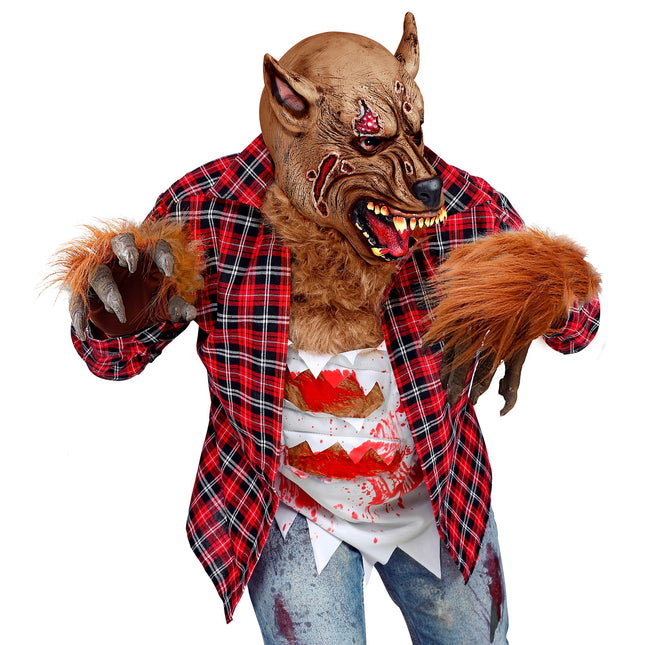 GANTS LOUP-GAROU AVEC FOURRURE