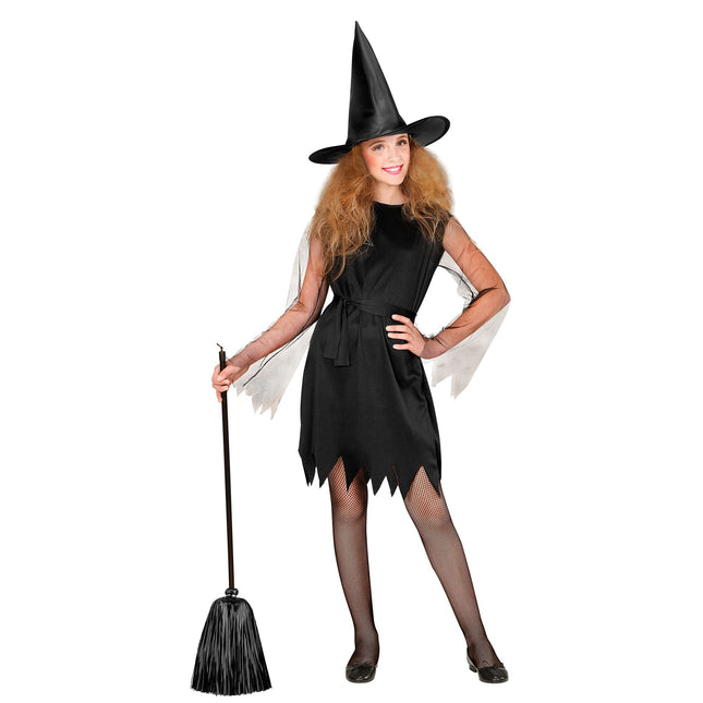 Costume de sorcière fille noire