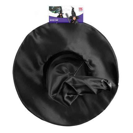 Chapeau de sorcière noire pliable