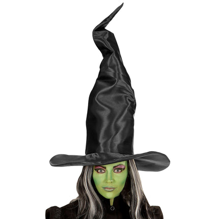Chapeau de sorcière noire pliable