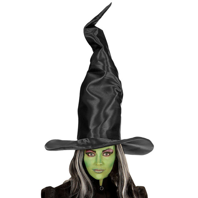 Chapeau de sorcière noire pliable