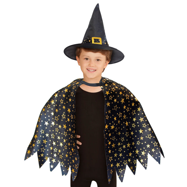 Ensemble d'accessoires de sorcière noir