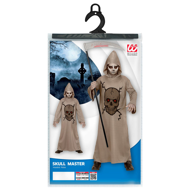Costume d'Halloween Enfant Maître Crâne