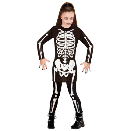 Combinaison d'Halloween Fille Squelette