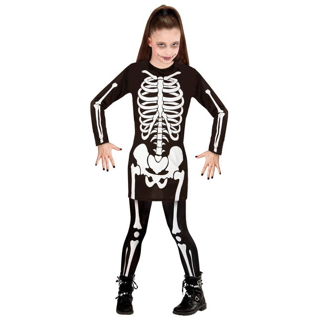 Combinaison d'Halloween Fille Squelette