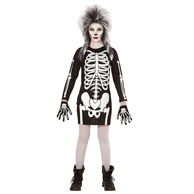 Combinaison d'Halloween Fille Squelette
