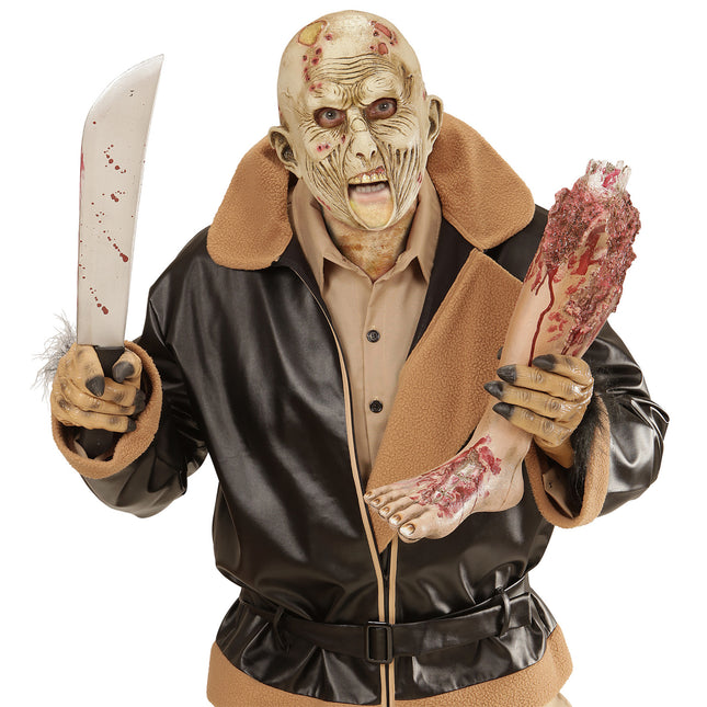 Masque d'Halloween Zombie Bouche Ouverte