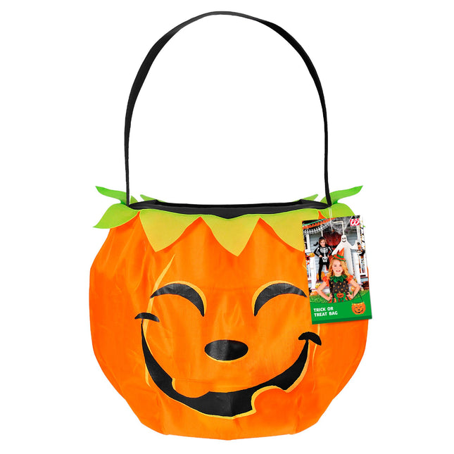 Sac d'Halloween Citrouille en plastique