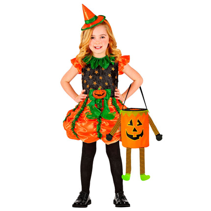 Sac d'Halloween Citrouille avec bras et jambes