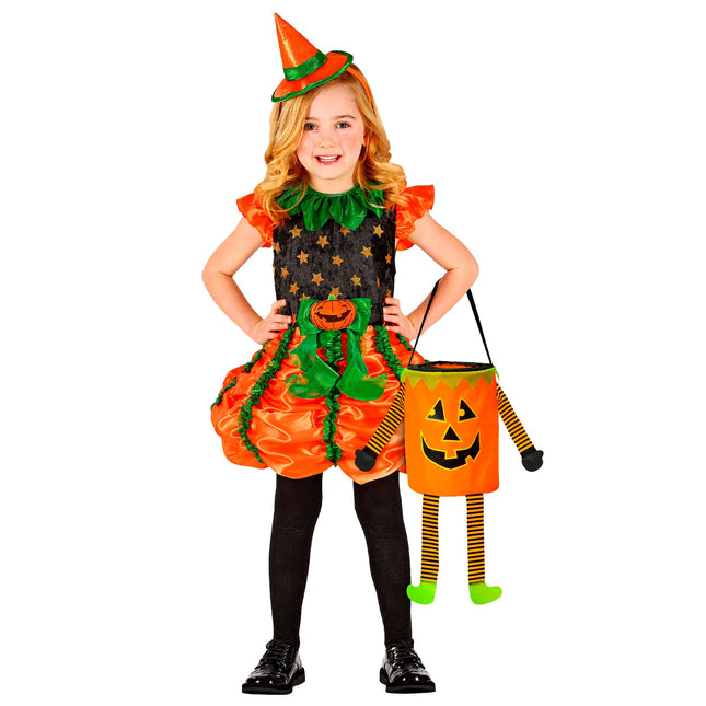 Sac d'Halloween Citrouille avec bras et jambes