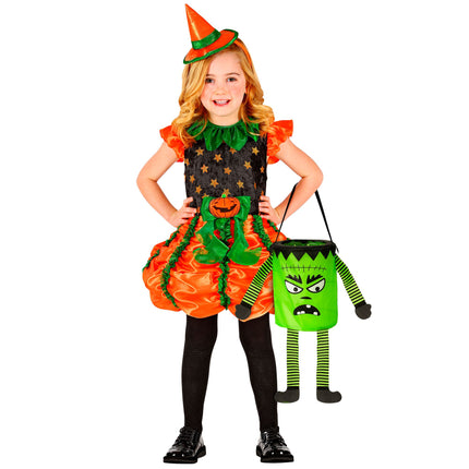 Sac d'Halloween Monstre vert