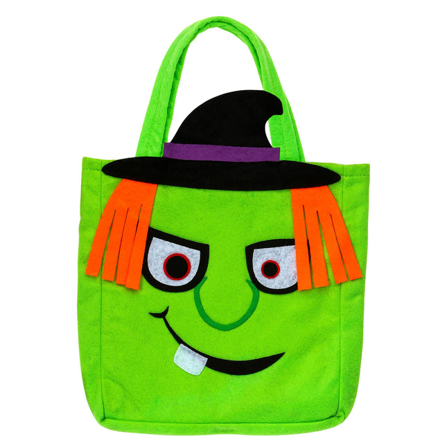 Sac d'Halloween Sorcière verte