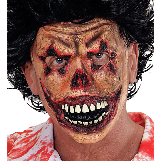 Masque d'Halloween Clown avec blessures