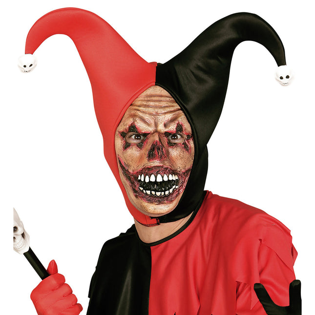 Masque d'Halloween Clown avec blessures