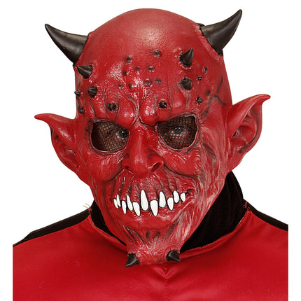 Masque d'Halloween Diable avec corne