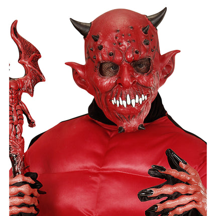 Masque d'Halloween Diable avec corne